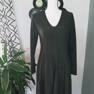 Dark grey twirly dress Sz M